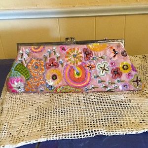 SILK CLUTCH BAG